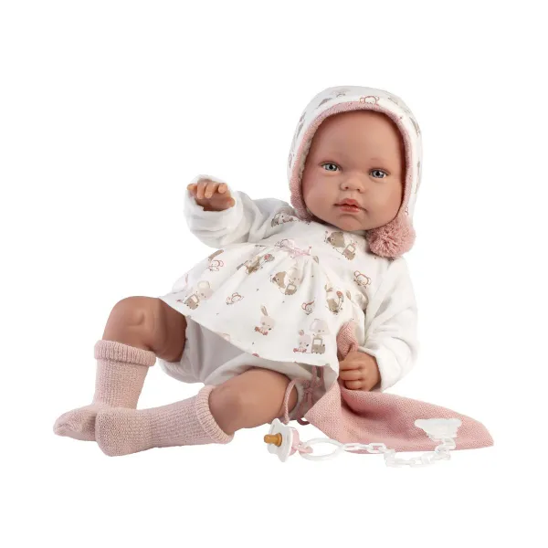 Crying baby doll Tala 44 cm