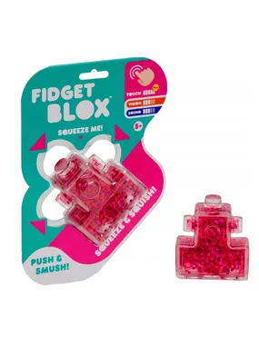 Spinner Fidget Blox Squeeze Me red