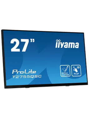 iiyama ProLite T2755QSC-B1 datora monitors 68,6 cm (27") 2560 x 1440 pikseļi Full HD LCD skārienekrāns melns