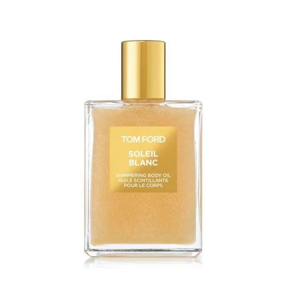Soleil Blanc - glitter body oil (gold), 100 ml