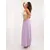 Women's light purple flared skirt