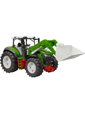 Roadmax tractor with front loader, toy vehicle