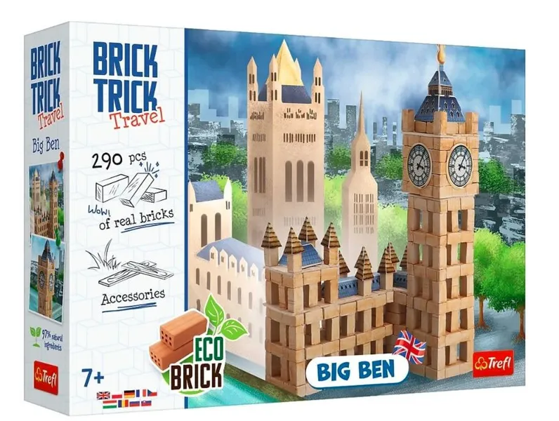 Klocki ceglane Brick Trick Podróże Big Ben Anglia