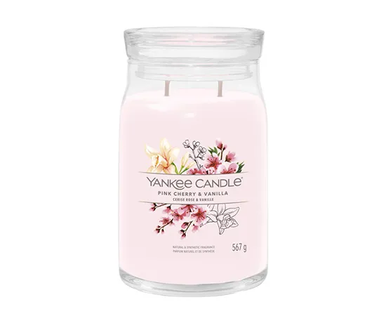 Aromatic candle Signature large glass Pink Cherry & Vanilla 567 g