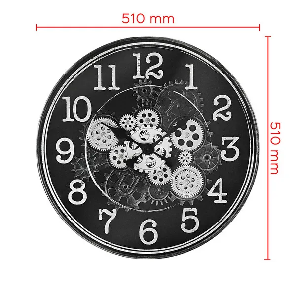 Design plastic clock with gears Millennium E01.4328.90