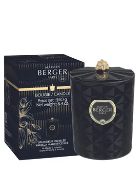 Scented candle Kali black Magnificent vanilla Vanilla Magnificence (Candle) 240 g