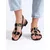 Black stylish women's sandals