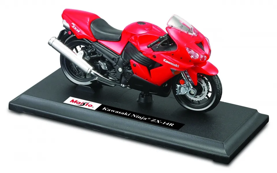 Model motorbike Kawasaki Ninja ZX -14 with a stand 1/18