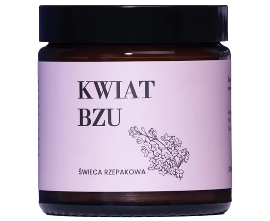 Rapeseed candle lilac flower 120ml