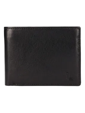 Men's leather wallet LG-7648 BLK