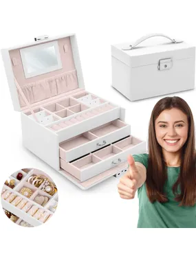MS -700 Massido jewelry box - white