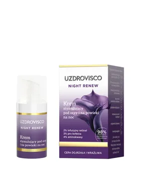 Night renew stimulating cream under the eyes and eyelids at night 15ml