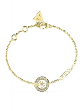 Fashion gold-plated bracelet with zircons Knot You JUBB04053JWYGWH
