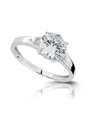 Silver engagement ring JA17247CZ