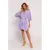 M785 Mini dress with flared bottom - violet