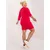 Women's red tunic plus size