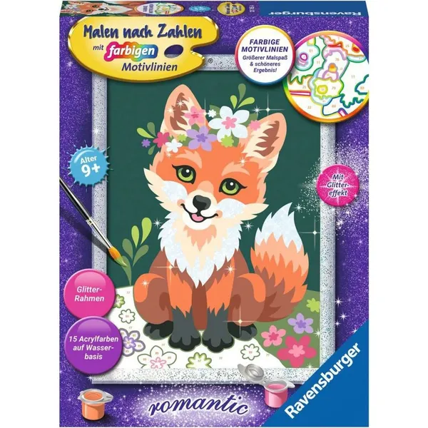 Painting by Numbers - Flowery Fox