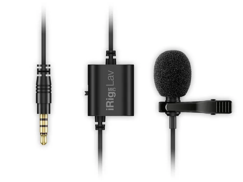 IK Multimedia iRig Mic Lav Black Clip-on mikrofons