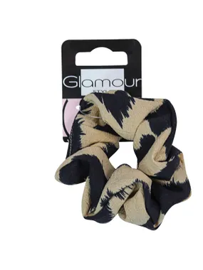 Leopard hair scrunchie