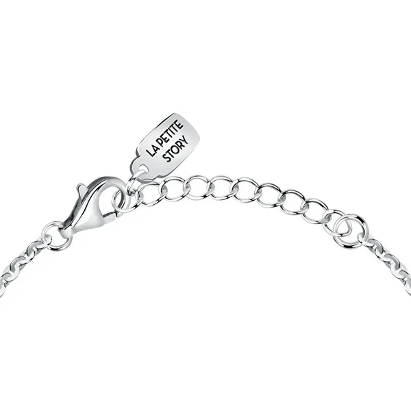 Beautiful silver bracelet Heart with zircons Silver LPS05AWV21