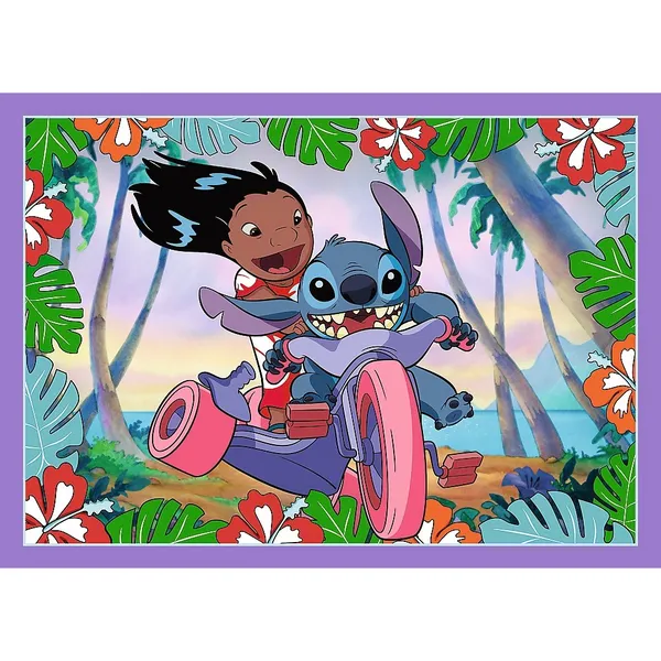 Puzzles 4in1 Crazy day Lilo and Stitch