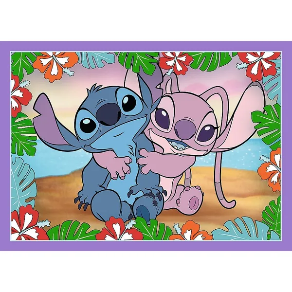 Puzzles 4in1 Crazy day Lilo and Stitch