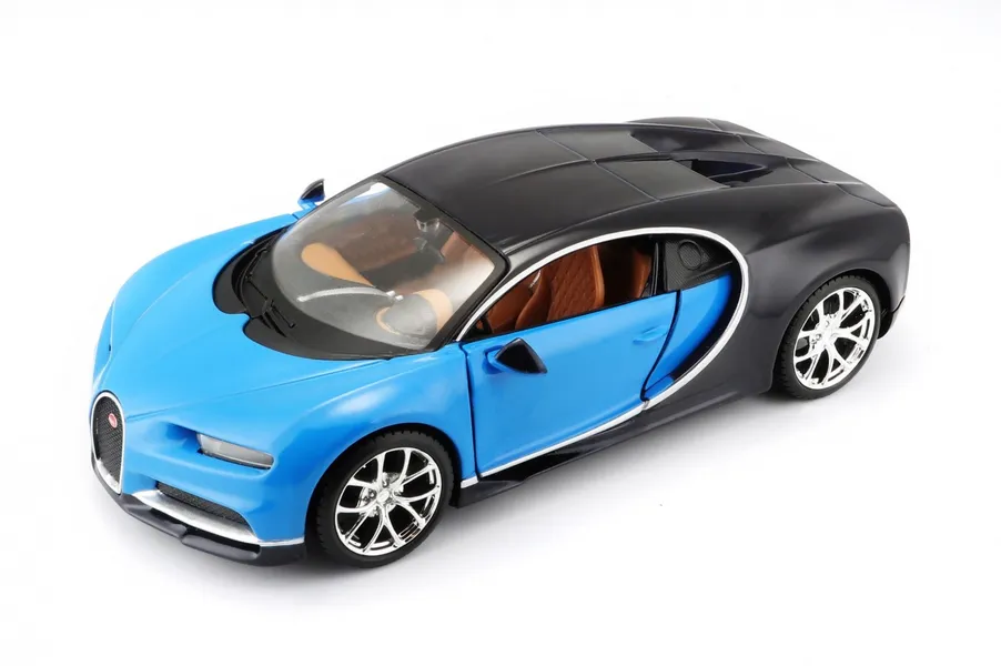 Composite model for folding Bugatti Chiron blue