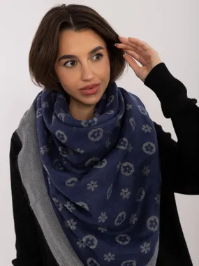 Women's dark blue Scarf shawl / scarf / cowl