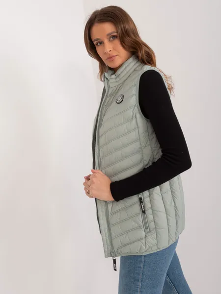 Women's pistachio vest