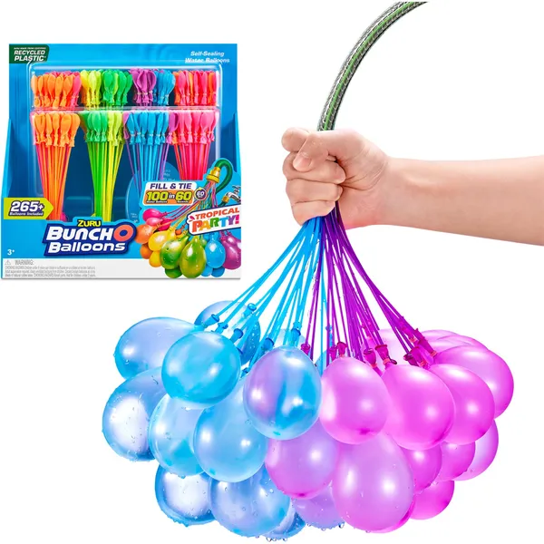 Bunch O Balloons Tropical Party Water Balloons Set 280pcs Water Toys