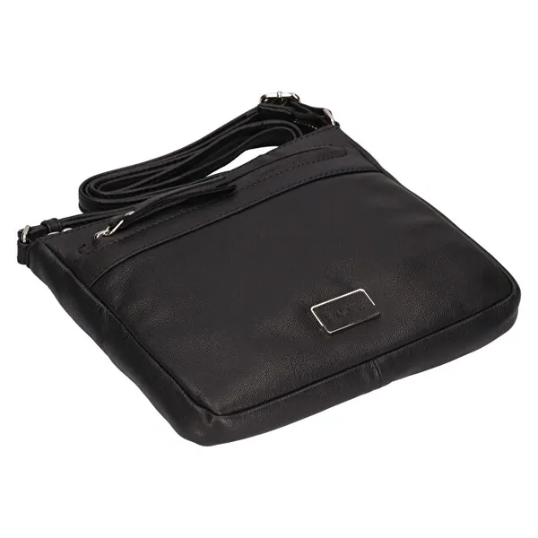 Women's leather crossbody bag BLC-23-2594 BLK