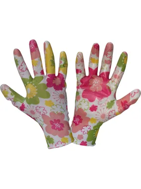 Nitrogen gloves. rose flowers. l221707p, card, "7", ce, lahti