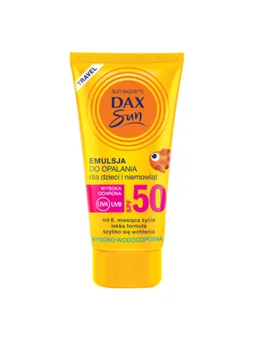 Sunscreen emulsion for children and babies SPF50 Travel 50ml