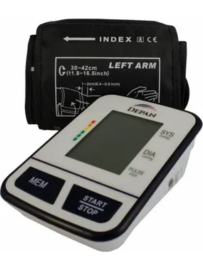 Upper arm blood pressure monitor with arrhythmia detection function