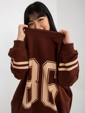 Women's Dark Brown Sports Dress / Sweatpants