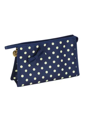 A bag with a small bow and dots