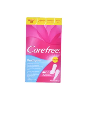Carefree Flexiform Pantyliners 30 Units