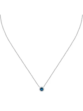 Elegant silver necklace with zircons Silver LPS10AWV07