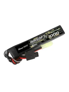 Gens ace G-Tech 25C 1000mAh 2S1P 7.4V Airsoft Gun Lipo Battery with mini Tamiya Plug