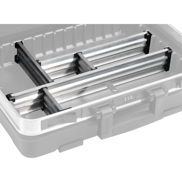 2 aluminum dividers 109.47, tool box