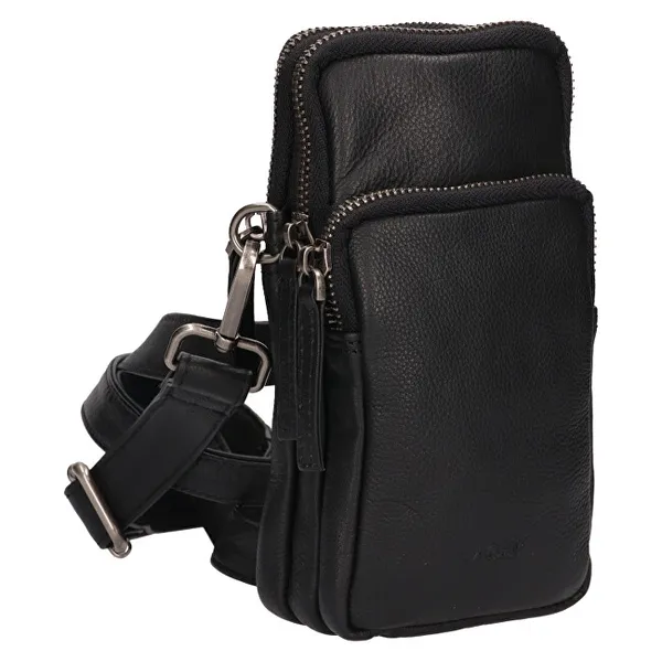 Women's leather crossbody bag BLC-23/2286 BLK