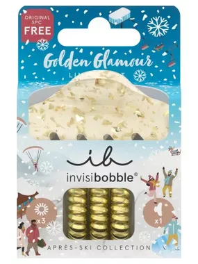 Set of Apres Ski Golden Glamor hair accessories
