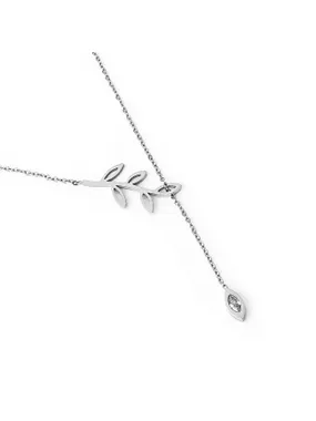 Elegant steel necklace Silver Fallness