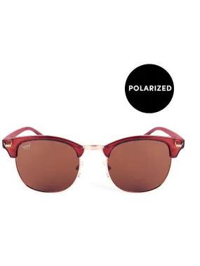 Polarization Sunglasses Brigid Metal Brown