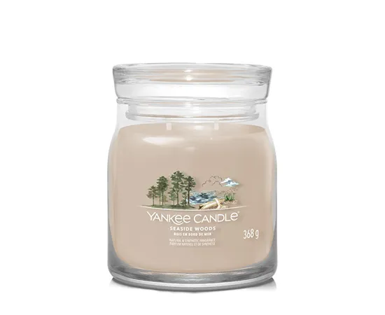 Aromatic candle Signature glass medium Seaside Woods 368 g