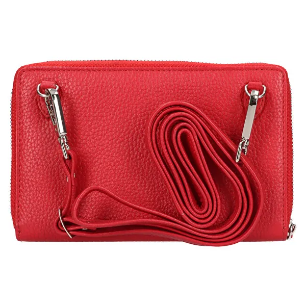 Women's leather crossbody bag BLC/5425 RED