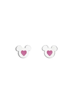 Delicate steel earrings Mickey Mouse E600200NKL.TP