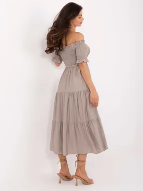 Women's dark meringue Spanish dress