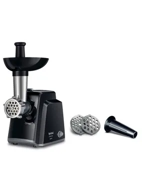 Tefal NE105838 gaļasmašīna 1400 W Melns, Nerūsējošais tērauds