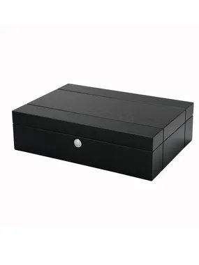 Paul Design 20028 Gentlemen Watch Box [10] Black Apricot